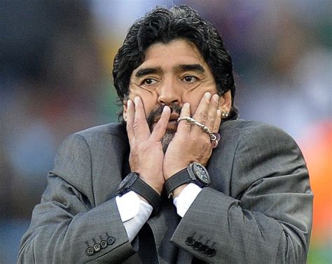 why maradona wore two watches